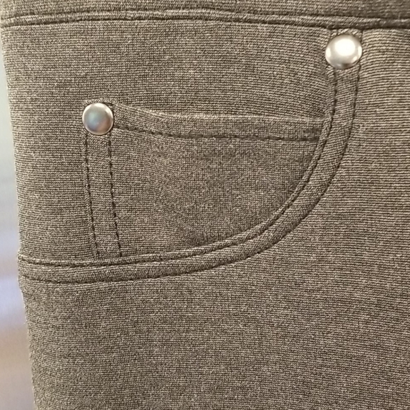 💕TRINA TURK💕 Jegging Pants Heather Charcoal Grey - Picture 7 of 11